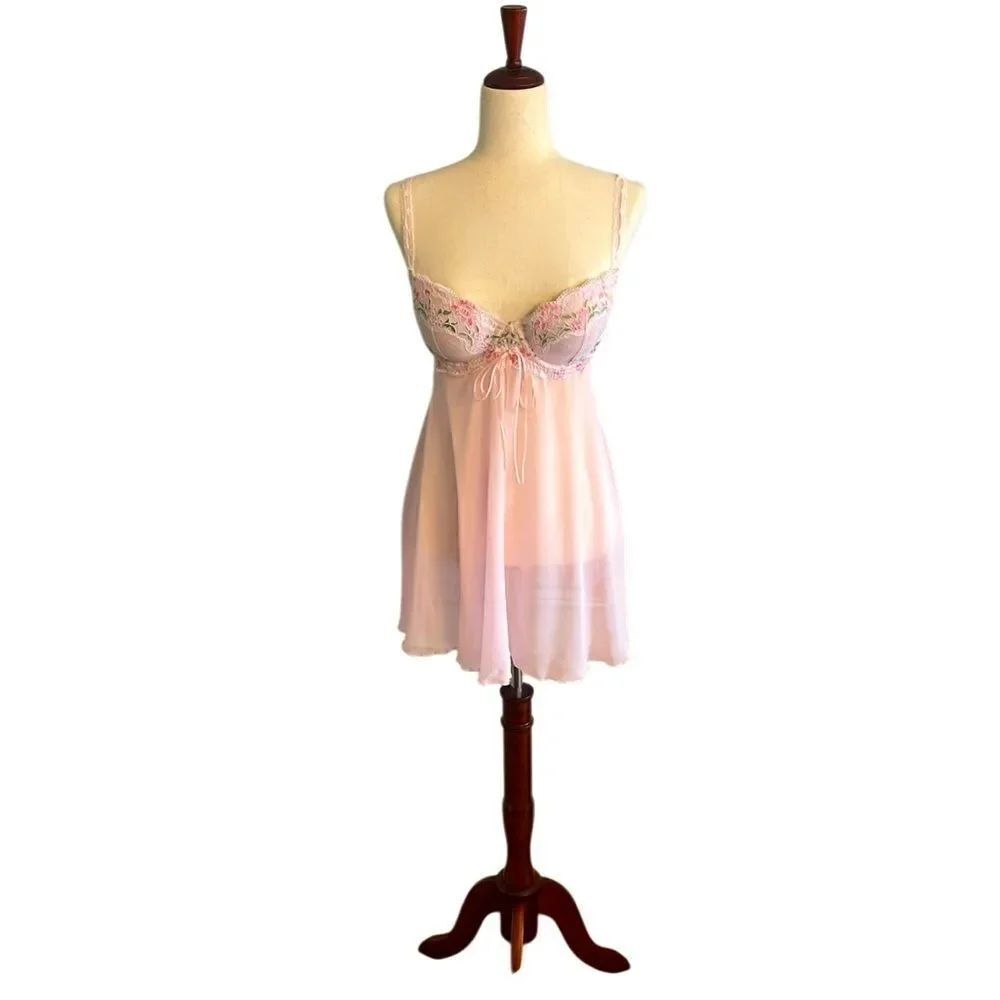 Women’s Large sexy Babydoll Lingerie Vintage Fashion Bug Valentine’s Day teddy